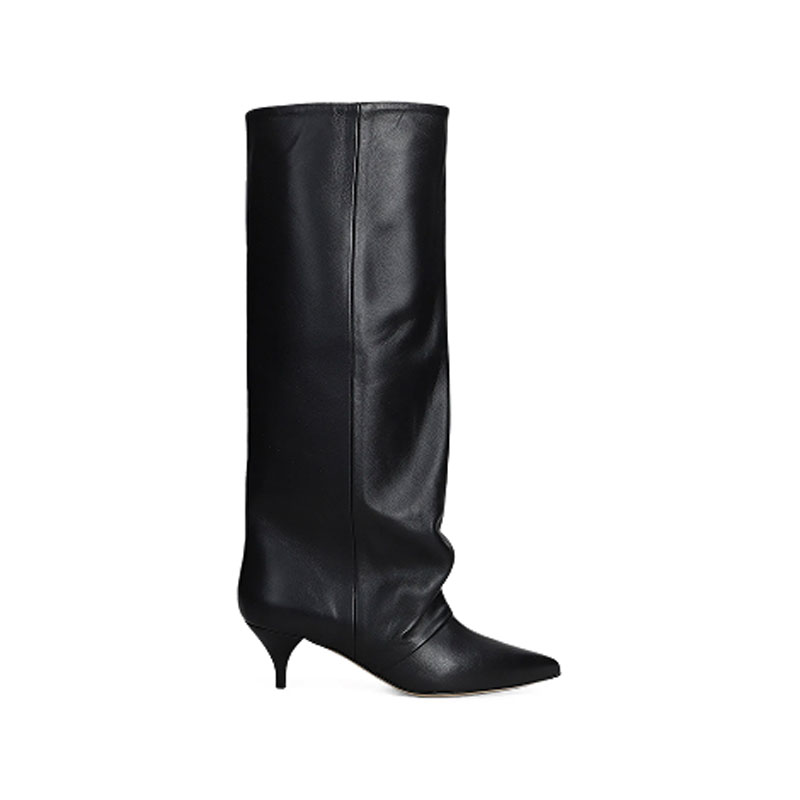 Women'S Fashion Knee High Boots - Sepatu Bot Wanita Model Runcing Hak