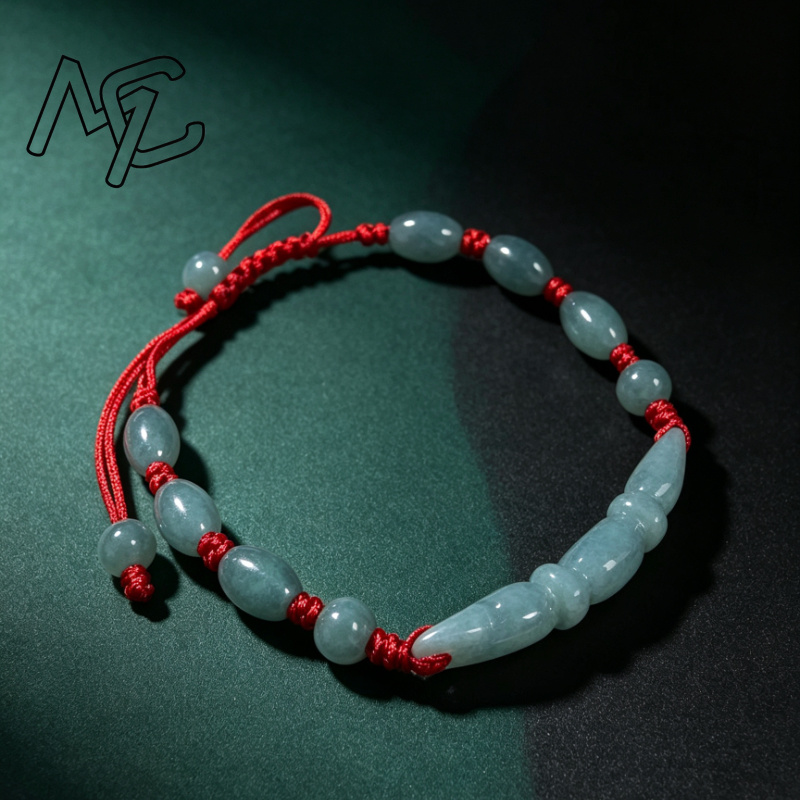 Women'S Fashion Jewellery - Manik-manik Batu Giok Biru Alami, Batu