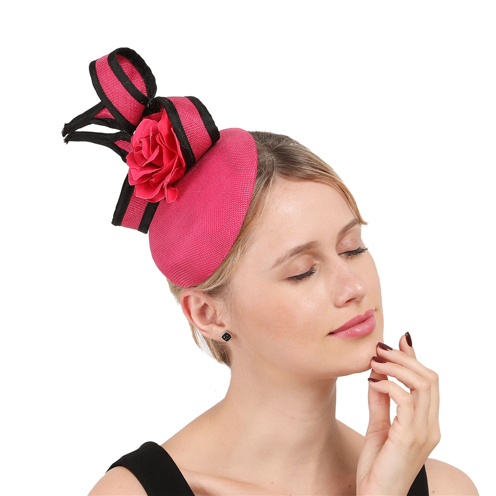 Women'S Fashion Kentucky Derby - Copy Sinamay Fascinator Beige Formal topi