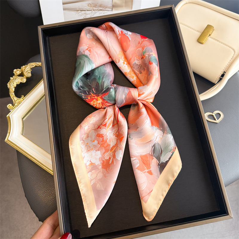 Kerudung Segi Empat Sutra Moti - Women Fashion Necktie ulasan dan harga
