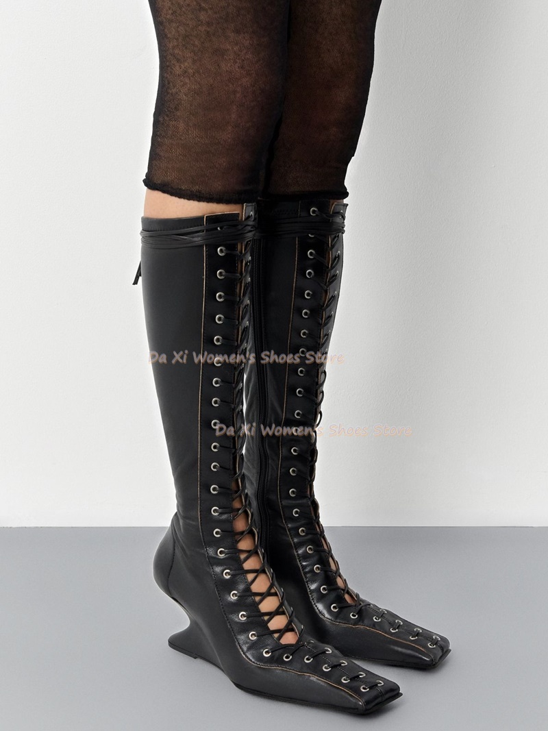 Sepatu bot wanita setinggi lut - Women'S Fashion Knee High Boots ulasan dan harga
