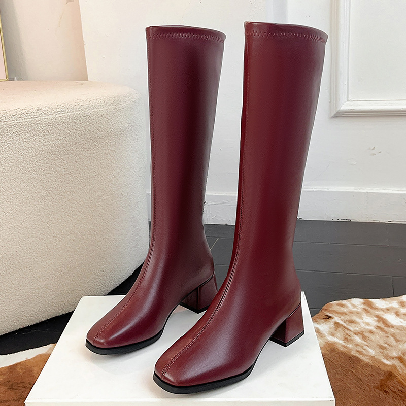 Sepatu Bot Panjang Wanita Disk - Women'S Fashion Knee High Boots ulasan dan harga