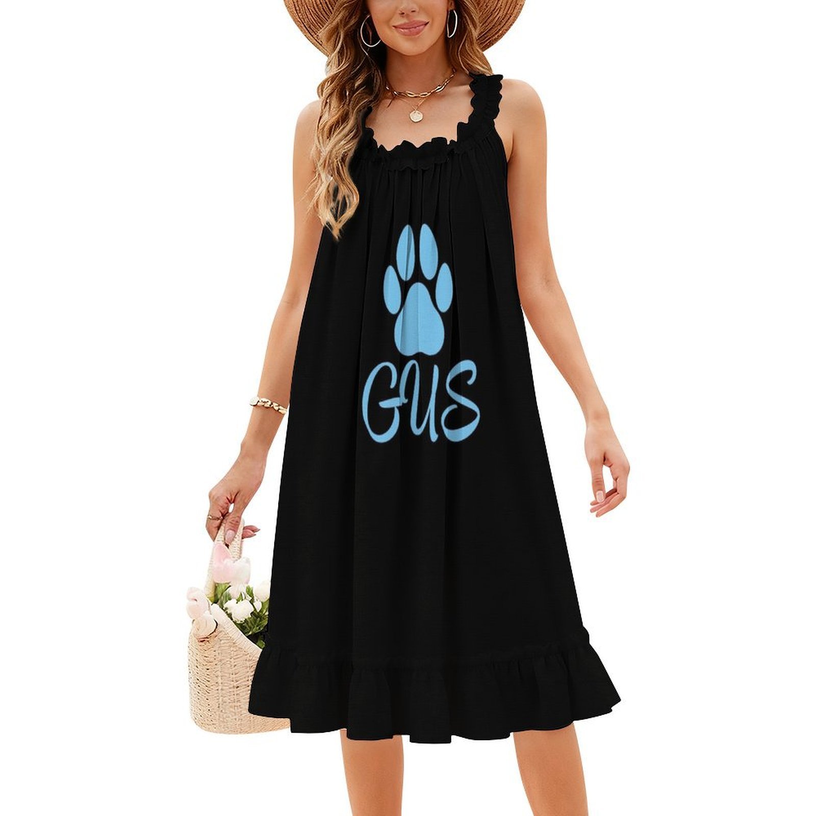 Gaun Boho Chic Biru Nama Gus,  - Women Fashion Dress Names ulasan dan harga