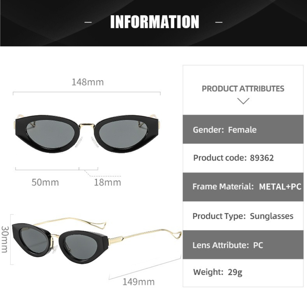 Kacamata Hitam Oval Retro untu - Women Fashion Photoshoot ulasan dan harga