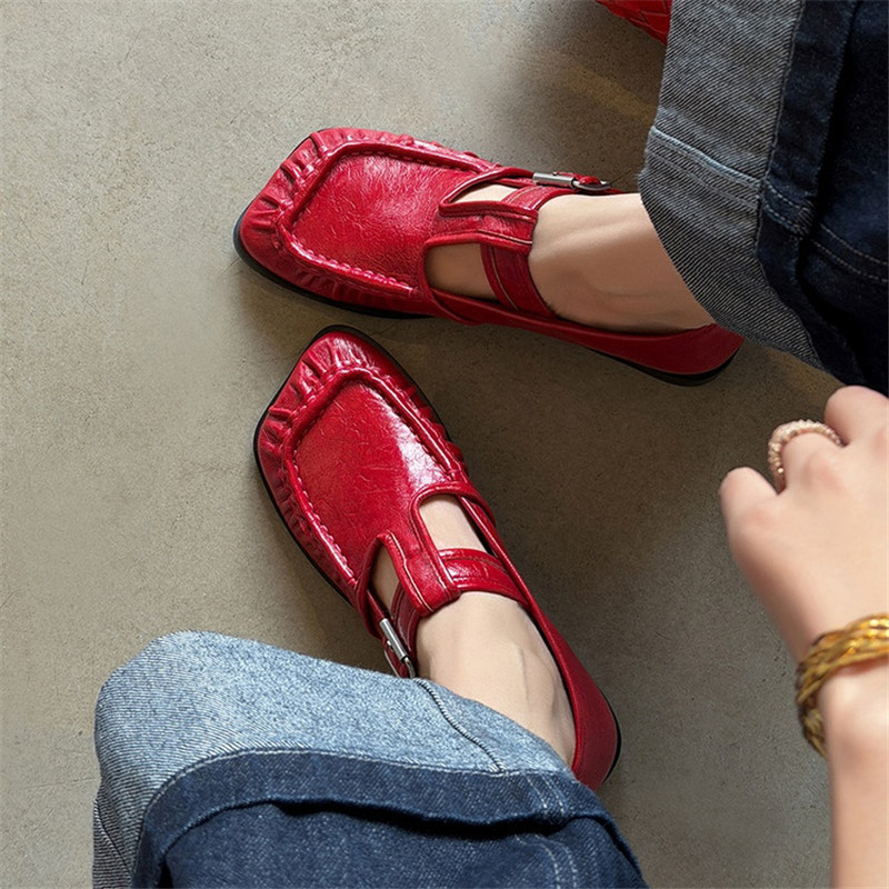 Sepatu Wanita Kulit Asli Musim - Women'S Fashion Shoes ulasan dan harga