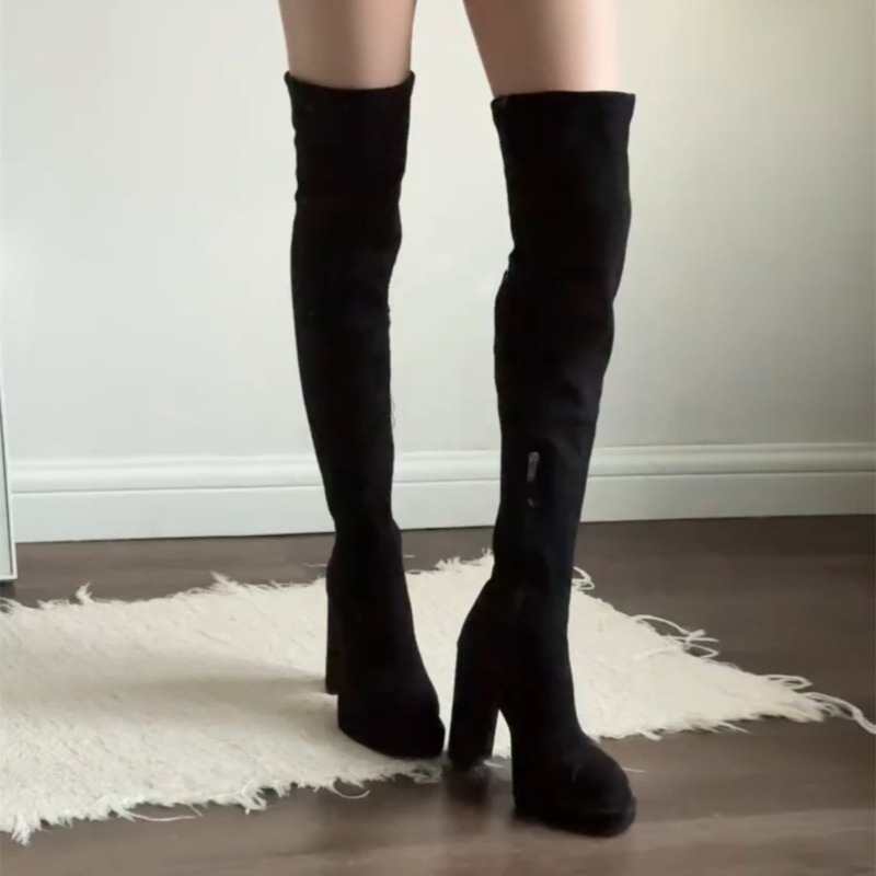 Sepatu Bot Setinggi Paha Wanit - Women'S Fashion Knee High Boots ulasan dan harga