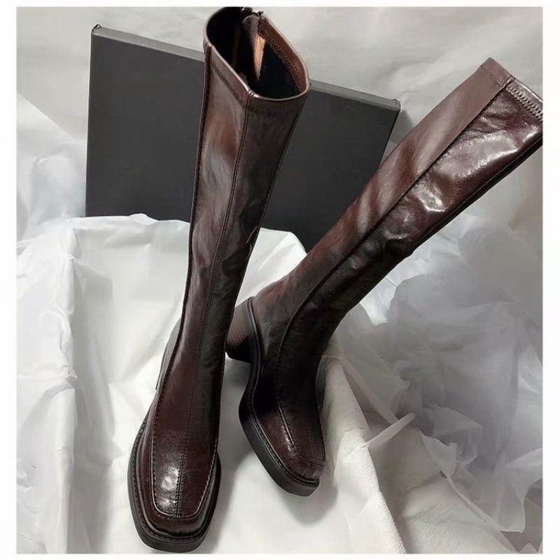 Sepatu Bot Panjang Berujung Bu - Women'S Fashion Knee High Boots ulasan dan harga