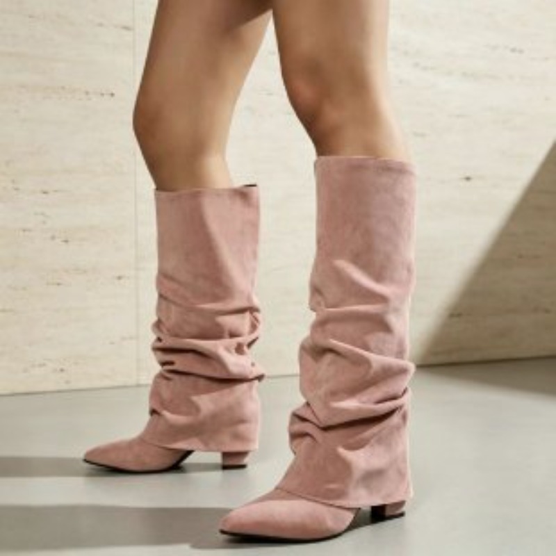 Sepatu bot wanita model retro  - Women'S Fashion Knee High Boots ulasan dan harga