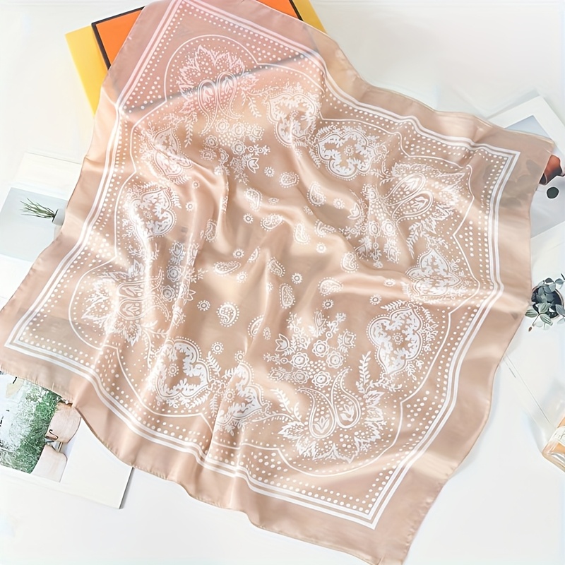Selendang Sutra Kotak-kotak Me - Women Fashion Necktie ulasan dan harga