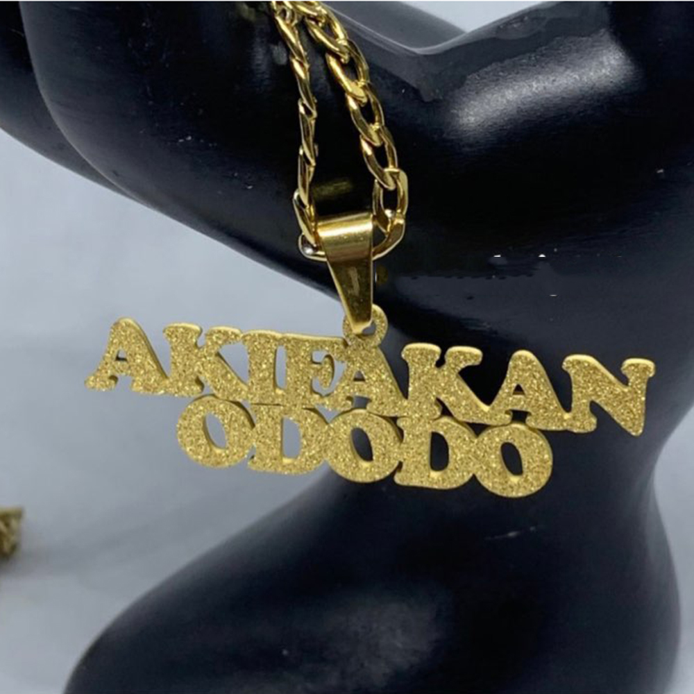Kalung nama buram kustom untuk - Women Fashion Names ulasan dan harga