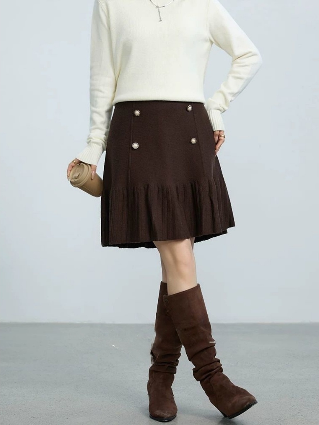 Rok A-Line ukuran besar, model - Women Fashion Over The Years ulasan dan harga
