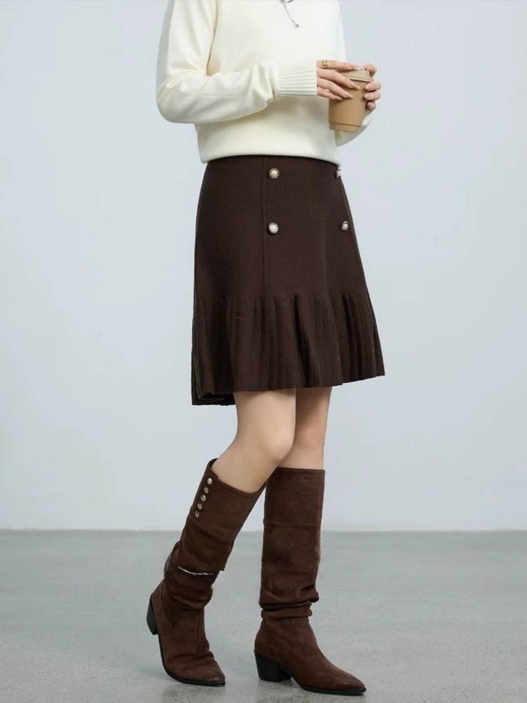 Rok A-Line ukuran besar, model - Women Fashion Over The Years ulasan dan harga