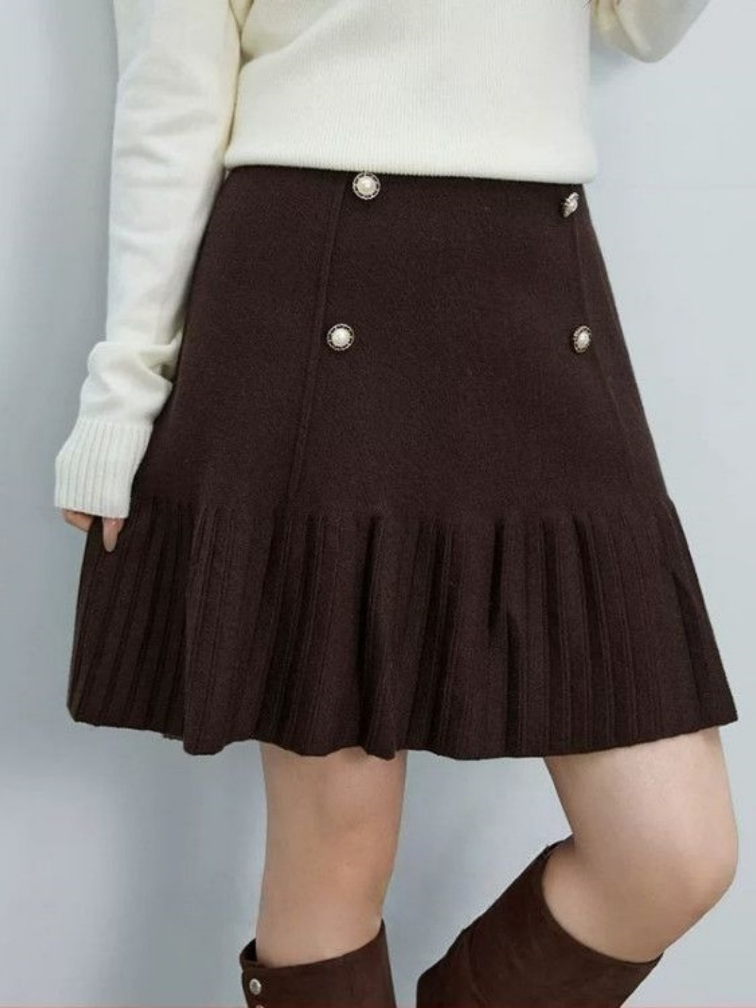 Rok A-Line ukuran besar, model - Women Fashion Over The Years ulasan dan harga
